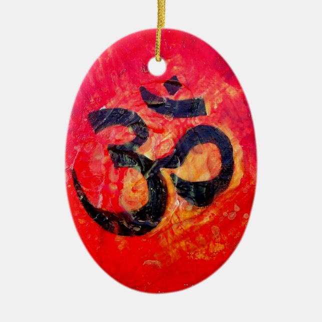 Ohm Ceramic Ornament (Front)