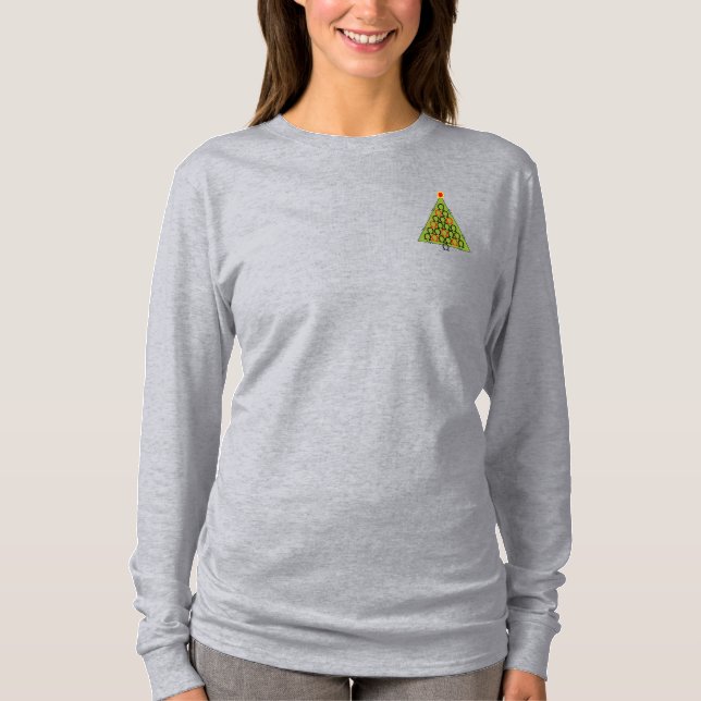 Ohm Christmas Tree T-Shirt (Front)