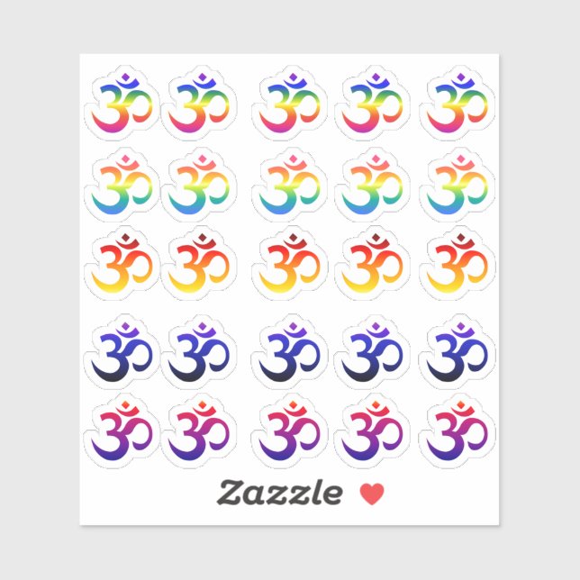 Ohm  gradient color sticker pack (Sheet)
