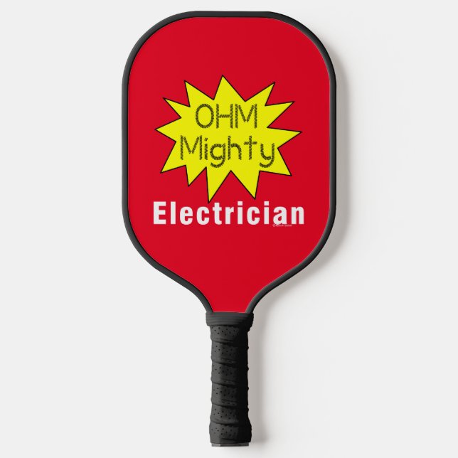 Ohm Mighty Electrician Pickleball Paddle (Front)