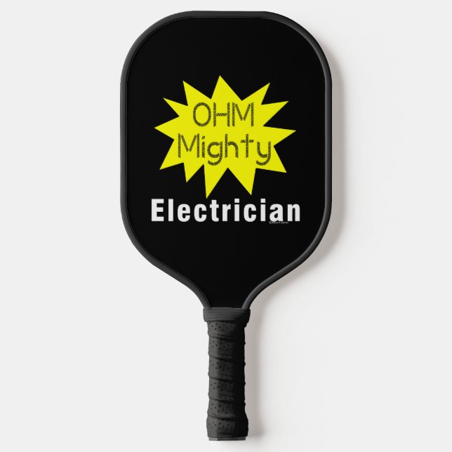 Ohm Mighty Electrician Pickleball Paddle (Front)