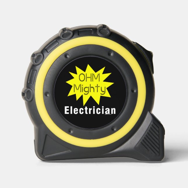 Ohm Mighty Electrician Tape Measure (Front)