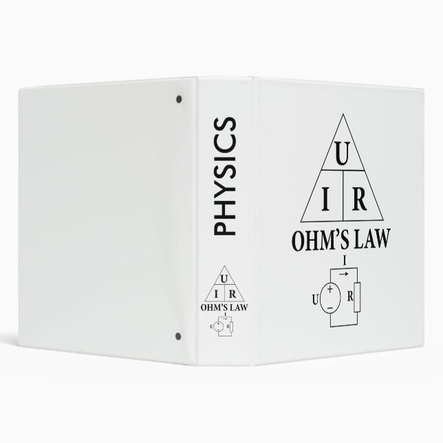 Ohm’s law 3 ring binder (Background)