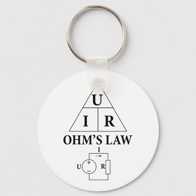 Ohm’s law keychain (Front)