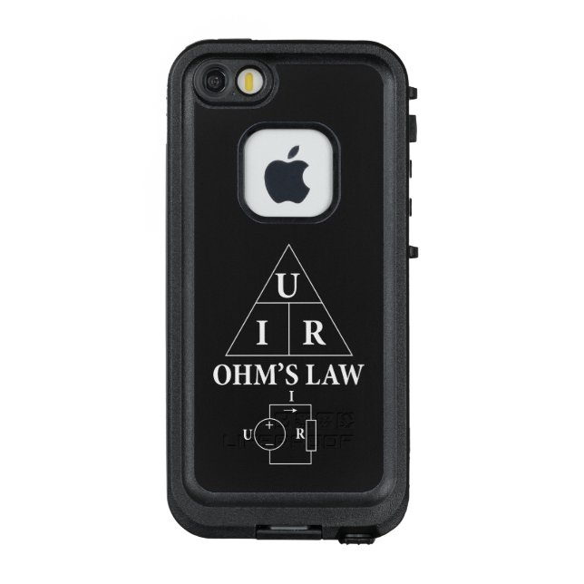 Ohm’s law LifeProof iPhone case (Back)