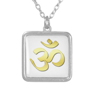 Ohm Symbol Silver Plated Necklace