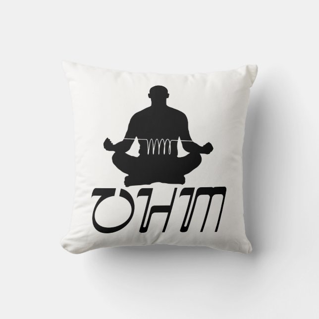 OHM THROW PILLOW (Front)