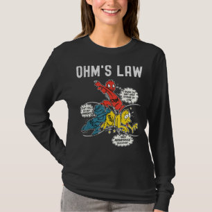 Ohms Law Electricity Explained Electrical Enginee T-Shirt