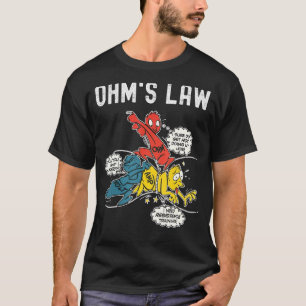 Ohms Law Electricity Explained Electrical Enginee T-Shirt