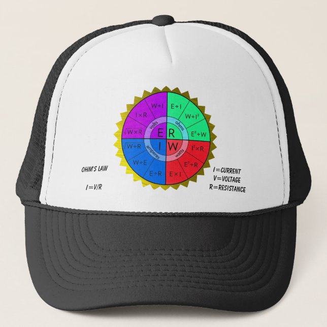 OHM'S LAW-HAT TRUCKER HAT (Front)