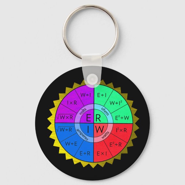 OHM'S LAW-KEYCHAIN KEYCHAIN (Front)