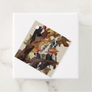ohn James Audubon Pileated Woodpecker Bird Print Favor Tags
