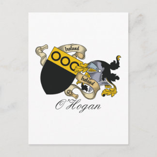 O'Hogan Family Crest Postcard