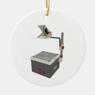 OHP 80s 90s Overhead Projector Ceramic Ornament