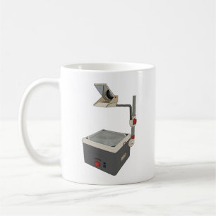 OHP 80s 90s Overhead Projector Coffee Mug