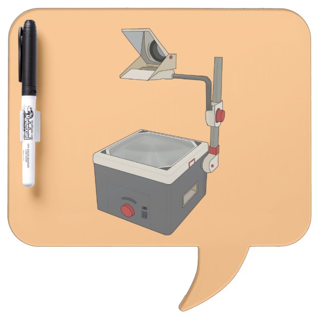 OHP 80s 90s Overhead Projector Dry Erase Board (Front)
