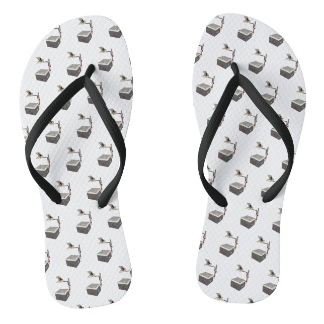OHP 80s 90s Overhead Projector Flip Flops (Footbed)