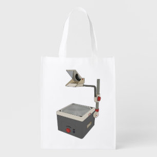 OHP 80s 90s Overhead Projector Grocery Bag