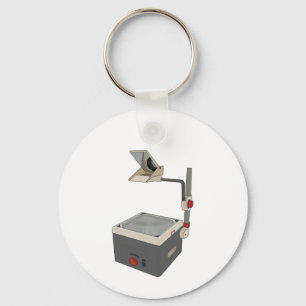 OHP 80s 90s Overhead Projector Keychain