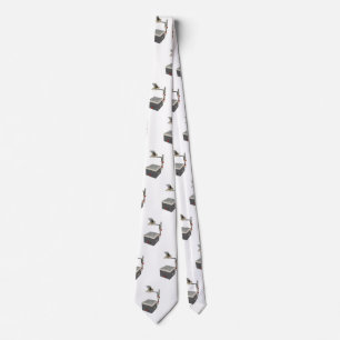 OHP 80s 90s Overhead Projector Neck Tie