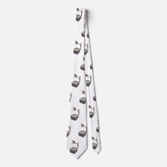 OHP 80s 90s Overhead Projector Neck Tie (Front)