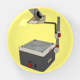 OHP 80s 90s Overhead Projector Paperweight