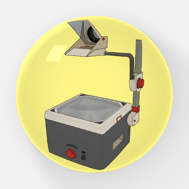 OHP 80s 90s Overhead Projector Paperweight (Front)