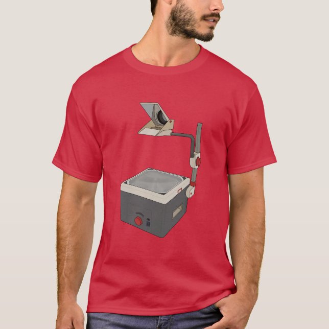 OHP 80s 90s Overhead Projector T-Shirt (Front)