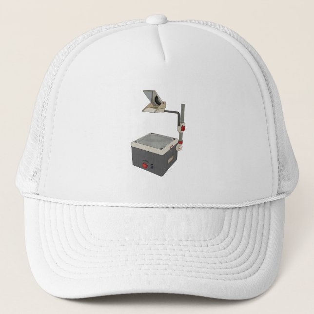 OHP 80s 90s Overhead Projector Trucker Hat (Front)