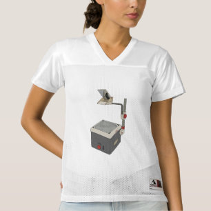 OHP 80s 90s Overhead Projector Women's Football Jersey