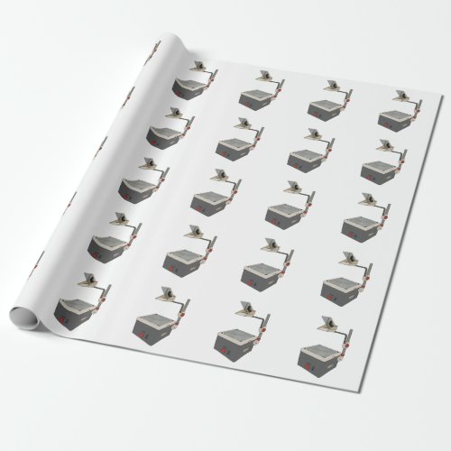 OHP 80s 90s Overhead Projector Wrapping Paper