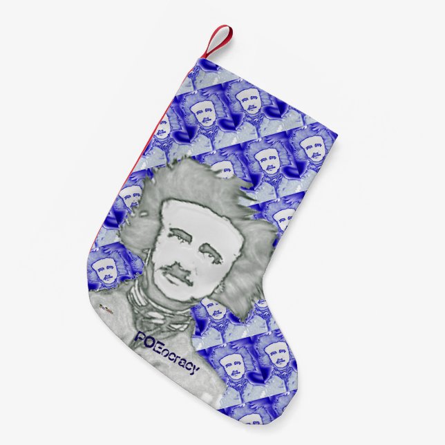 OhPoe (BlueMix) Small Christmas Stocking (Front (Hanging))