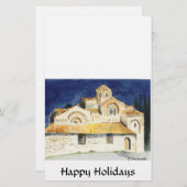 ohrid churches1, Happy Holidays, O.Weinroth (Front/Back)