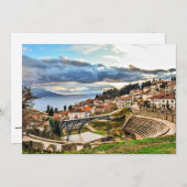 Ohrid, Macedonia landscape (Front/Back)