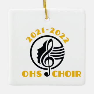 OHSChoir 2021-2022  Ceramic Ornament