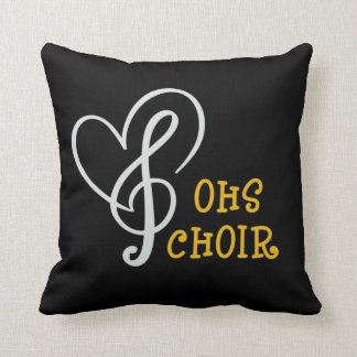 OHSChoir Heart/Tiger Dark Pillow