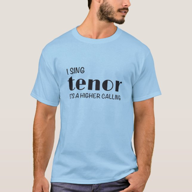 OHSChoir Sing Tenor T-Shirt (Front)