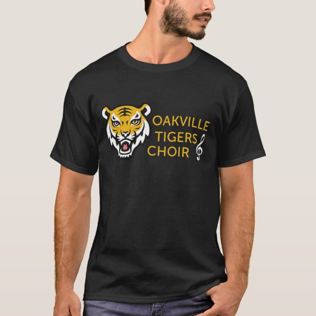 OHSChoir Tiger Men's Dark Tee (Front)