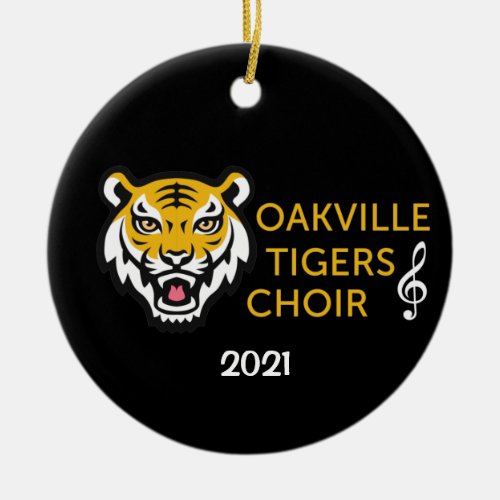 OHSChoir Tigers Dark Ornament