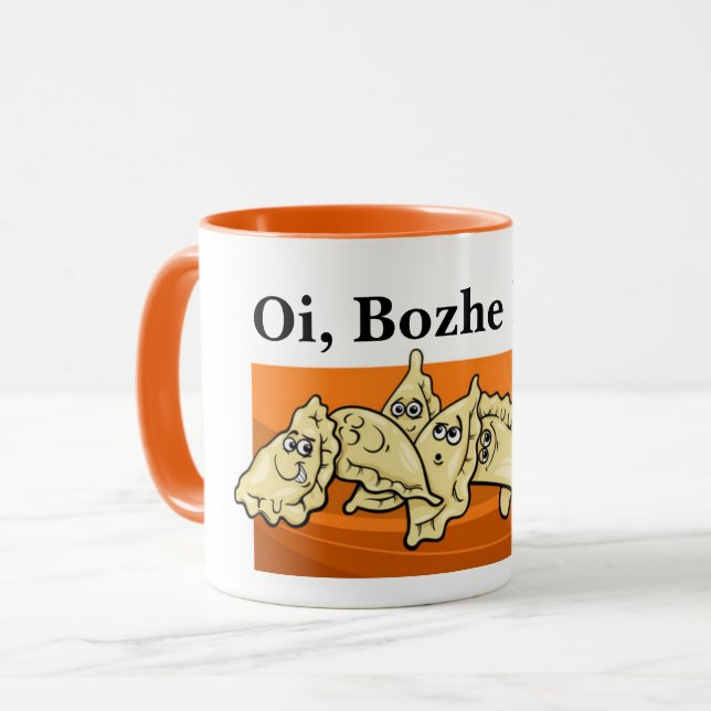 Oi Bozhe Bozhe Perogies Pierogies Mug (Front Left)