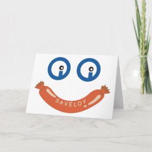 Oi Oi Saveloy 'CUSTOMISABLE' Greeting Card
