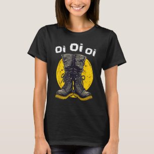 Oi Punk Music Skinhead Combat Boots  Oi Punk T-Shirt