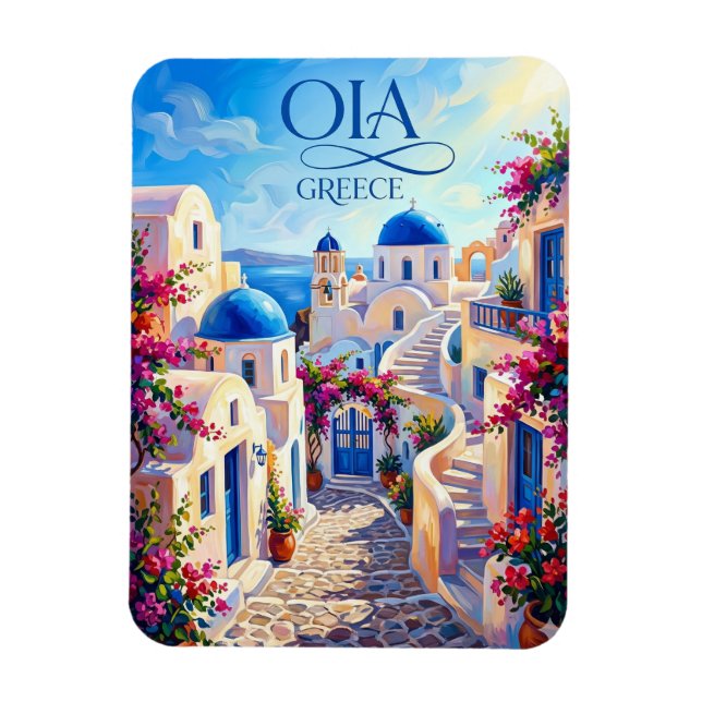 Oia Greece Magnet (Vertical)