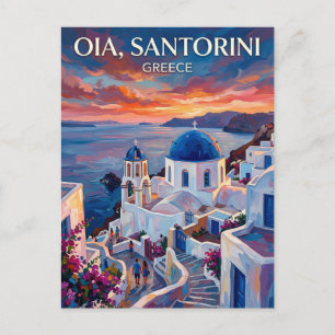 Oia Greece Postcard