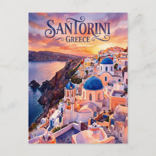 Oia Greece Postcard