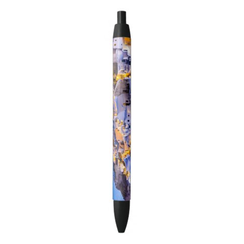 Oia Santorini Black Ink Pen