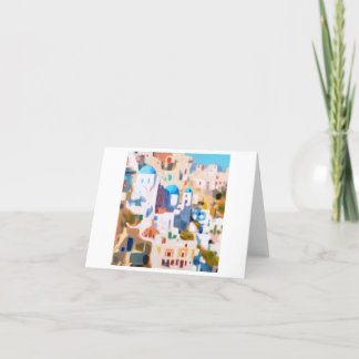 Oia Santorini Card