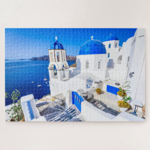  Oia Santorini church  Jigsaw Puzzle