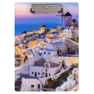 Oia Santorini Clipboard