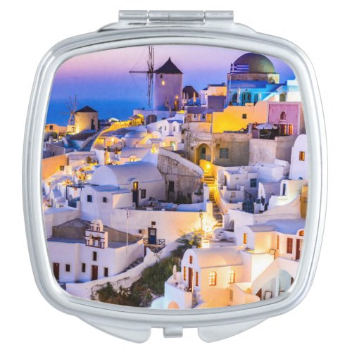 Oia Santorini Compact Mirror